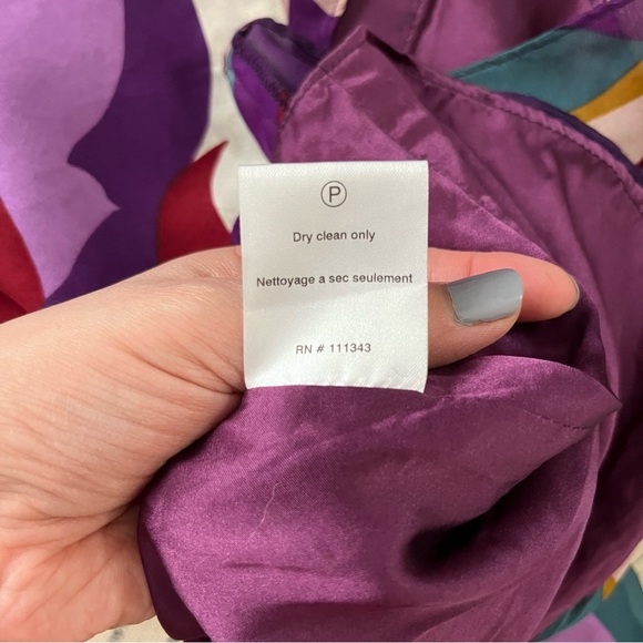 Adam Lippes Purple Silk Sleeveless Mini Dress Women’s Size 6 - Picture 8 of 10